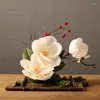 Decorative Flowers Modern Home Decor Artificial Orchid Year Tabletop Decoration Christmas Wedding Simulation Gift