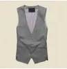 Men's Vests Men's Cotton And Linen Vest Single-breasted Casual Suit Wedding Clothing