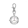 Pocket Watches 2022 FOB Titta p￥ Student Gift Vintage Keychain Silver Quartz Classic Clock Stationery Bulk Clip Type