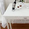 Table Cloth Victorian Rectangular Lace Tablecloth Floral Top Quality White Wedding Gift Beautiful Vintage Classic Square