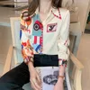 Women's Blouses Fashion OL Shirts Women's 2022 Summer Spring Casual Loose Long Sleeve Tops Blusas Mujer