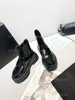 Carter Platform Mocassino Boot Designer Donna Stivali Ankel in pelle Moda Inverno Mocassini neri Stivaletti Taglia 35-40