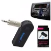 Universal 3,5 mm Bluetooth -autokit A2DP Wireless FM Zender Aux Audiomuziekontvanger Adapter Handsfree met MIC voor telefoon Mp3 Retail Box