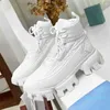 Designerskor Cloudbust Thunder Sneakers M￤n kvinnliga tr￤nare Knit High-Top Sneaker Light Rubber