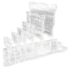 Wrap Prezent 7PCS/SET Transparent Acryl Clear Stamp Block Pad Scrapbooking DIY Ręcznie robione krawędzie Krzywy narzędzi Stłoczenie