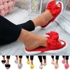 Fashion Slippers White Slipper Woman Summer Shoes Bow-knot Outdoor Open-toe Sandals Flat Heel Soft Bottom Comfortable Sandalias