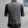 Men's Vests Men Suit Vest Slim Korean Pure Color Casual Waistcoat For Wedding Dress High Quality Plus Size 5XL 6XL