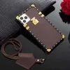 Fashion Phone Cases For iPhone 14 Pro Max 14 plus 13 12 mini 11 XR XS XSMax PU leather shell Samsung S21 S20P S20 PLUS S20U NOTE 10 10P 20 ultra With lanyard