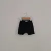 Sandaler 2022 Sp￤dbarn Sommaren Ankomst Shorts Baby Girl Fahsion Solid Ribbed Bottoming Short Pants Boy Soft Cotton Stick PP