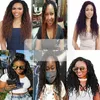 18 inch Curly Twist Crochet Hair Wavy Senegalese Twist Crochet Hair Braids Braids Wavy Ends Synthetic Hair Extensions LS32