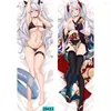 Taie d'oreiller Anime Cartoon Azur Lane corps étreignant couverture 60X180 Dakimakura Double face impression grandeur nature taie d'oreiller décorative