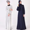 Abbigliamento etnico Abito musulmano Moda Ins Chiffon ad alta densità Abbigliamento fronte-retro Abiti lunghi base classici Abaya Dubai Turchia