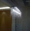 Pendant Lamps Modern Chandelier Lighting K9 Lustre Crystal Chandeliers Ceiling Led Lights For Home Art Deco Dining Room Nordic