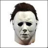 Masques de fête Masques de fête Bex Halloween 1978 Michael Myers Masque Horreur Cosplay Costume Latex Props pour Adt Blanc Haute Qualité 220928 D Dho6M