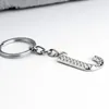 A à Z graphème cristal incrusté porte-clés mignon porte-clés mode charmes boucle porte-clés accessoires lanière voiture RRE15281