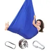 Camp Furniture 1m/1.5m Kids Outdoor Indoor Swing Hammock For Cuddle Up To Sensory Child Therapy Soft Elastic Parcel Steady Seat