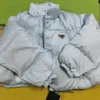 Designer geschnittene Jacke für Frauen leichter Puffer Winterkragen Parkas Mode Kurzjacke Stil Slim Corset Out Wind Breaker Pocket Lady Warm Coats S-L