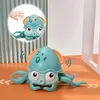 Electronic Pets Induction Escape Crab Rechargeable Electric Pet Musical Toys Children'S Birthday Gifts Educational Learn To Climb 221021