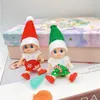 Noel yürümeye başlayan çocuk bebek elf bebekleri hareketli kollar ile bardaklar Noel çorap dolguları küçük kızlar için doğum günü tatili hediyeleri