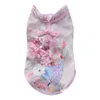 Dog Apparel Pet Dogs Dresses For Summer Skirt Tang Suit Chinese Cheongsam Costume Clothes Cute Clothing 2022