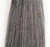 Extensions de cheveux humains de couleur noire gris argent couleur grise 44 faisceaux d'armure droite brésilienne Yaki salon 100 g/paquet