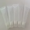 200pcs Boş yumuşak ruj tüp şişesi Dudak Balsamı Hortum Makyaj Sıkma Açık Plastik Dudak Parlatıcı Konteyner 8ml 10ml 15ml 20ml