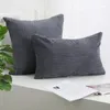 Kuddfodral Corduroy Cushion Cover 30x50/40/45 cm SuperSoft Throw Pudow Case f￶r stol soffa heminredning gratis shopping