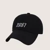 1pc قبعة البيسبول للبوليستر للرجال برقم 1987 لخارجية