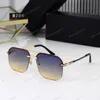 7 Colous Fashion Sunglasses Top Designer Sunglass Polarized Glasses Men Women Pilot Glass Eyewear Sun Glasses Frame Polaroid Lens Rectangle Frames Rimless Outdoor