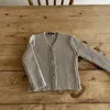 Cardigan enfants vêtements simple poitrine filles pull bref Style garçons Cardigans tricoté enfant en bas âge fille bébé