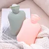 Gummi-Wärmflasche, transparenter Wärmbeutel, 500 ml, gegen Menstruationsbeschwerden