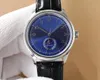 Montre mécanique masculine 40 mm rose or bleu littéral eta2824-2 Super mouvement entièrement automatique Fonction de phase lunaire Sapphire Miroir Nouvelles montres