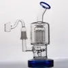 Mini Toro Hookah Bubbler Glass Bongs Tree Perc Glass Water Rure Ribs z 14 mm Banger Banger Akcesoria