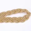 Chains European And American Exaggerated Double-Strand Hand-Woven Braid Necklace Fashion Temperament Corn Chain Sweater