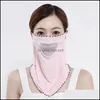 Designer Masks Ventilation Protective Respirator Neck Protect Mascarilla Dustproof Earloop Face Shield Washable Foldable Outdoor Summ Dhuq9