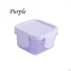 Ensembles de vaisselle 1pcs Boîte de rangement de cuisine Petits contenants en plastique Récipient Étanche à l'humidité