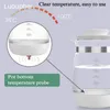 Chaleiras elétricas 1.2L Regulador de leite termoestático infantil Baby Kettle Mantenha aquecido 24 horas de água quente Isolamento inteligente Milador de leite em pó quente