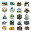 50st Style Outdoor Landscape Stickers Estetiska Kalifornien dekaler klistermärke till DIY bagage bärbar dator cykel skateboard telefon bil tz-az064