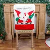 Stol täcker bänk kudde täcker jul matsal hem kök festlig fest dekoration röd