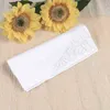 36 pezzi un fazzoletto di cotone unisex morbido lavabile tasca da asciugamano bianca in pizzo eruply solubile per feste di nozze 43x43cm J220816