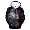 Men's Hoodies White Fashion Color Skull Print Pullover Shirt 2022 Spring Abstract Full Sleeve Loose Thin Sweatshirts Casual Round Neck Tops