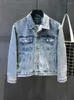 Herrjackor Spring Men's Casual Cotton Denim Jacket Korean Style Fashion Slim Short Washed Retro Blue Jeans Coat Man Brand Clothing