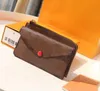 2022 Nuova borsa della moda Donne vera pelle Emppreint Wallet Card Worders Words Men Recto Verso Verso Clip Luxury Clip Clutch5540531