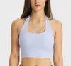 146 Women Yoga Outfits Tank Tops Sports BH BAK Vackert underkläder Gym Push Up Clothing Vest Running Fitness Shirt1529965