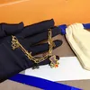 Nova cadeias de link de urso de luxo jóias de designer de moda 18k Batilhas de ouro - Antecedentes de aço inoxidável Bracelets de casamento Acessórios para presentes por atacado