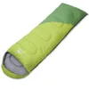 屋外ハイキングのための大人のコットンキャンプスリーピングバッグポータブル防水3シーズン暖かい封筒の睡眠袋旅行パックT221022を維持する