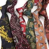 Corbatas de lazo, corbata informal de tejido Jacquard para hombre, corbata Retro divertida de poliéster de 7cm, accesorios delgados para fiestas, corbatas Gravatas