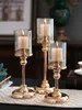 Świece posiadacze nordycka romantyczna dekoracja domu vintage European wystrój jadalny stół candelabra