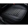 Housses de siège de voiture Housse de coussin en cuir Bambou Charcoal Single Driver Set Mat Auto Protector