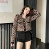 Fashion designer sweater Womens Knit Sweaters Luxury Letter Logo Print Long Sleeve Round Neck Woman Pullovers casual car NJU6